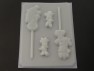 199sp Male and Female Mouse Chocolate or Hard Candy Lollipop Mold
